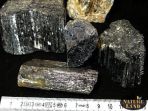 Turmalin Kristalle (Schrl) Rohsteine