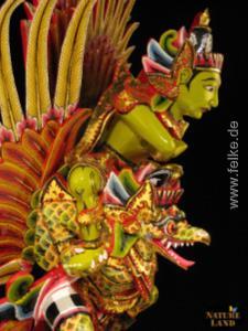 Vishnu und Garuda, der Gtterbote
