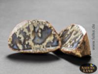 Achat-Geode, Paar (Unikat No.23) - 603 g