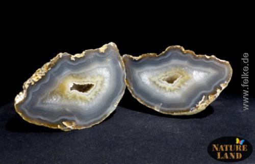 Achat-Geode, Paar (Unikat No.16) - 1110 g