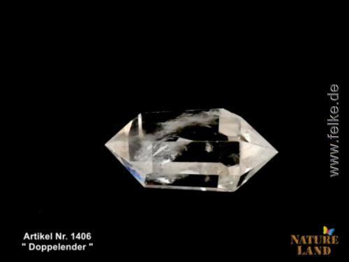 Bergkristall Doppelender (Unikat No.1406) - 70 g