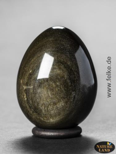 Obsidian Ei (Unikat No.09) - 297 g