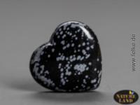 Schneeflocken-Obsidian Herz (Unikat No.54) - 30 g
