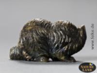Labradorit Katze - Gravur (Unikat No.119) - 128 g