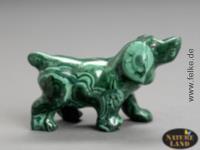Malachit Hund - Gravur (Unikat No.07) - 89 g