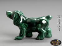 Malachit Hund - Gravur (Unikat No.07) - 89 g