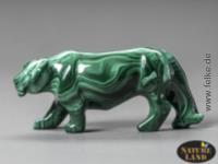 Malachit Tiger - Gravur (Unikat No.25) - 364 g