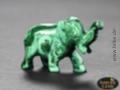 Malachit Elefant - Gravur (Unikat No.02) - 58 g