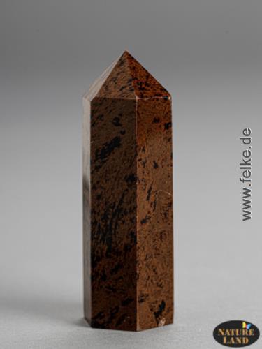 Mahagoni-Obsidian Obelisk (Unikat No.07) - 91 g