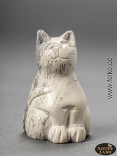 Speckstein Katze (Unikat No.11) - 110 g