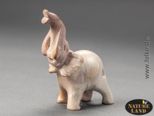 Speckstein Elefant (Unikat No.22) - 193 g