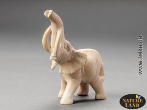 Speckstein Elefant (Unikat No.24) - 192 g