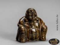 Tigerauge Buddha - Gravur (Unikat No.21) - 445 g