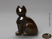 Tigerauge Katze - Gravur (Unikat No.31) - 261 g