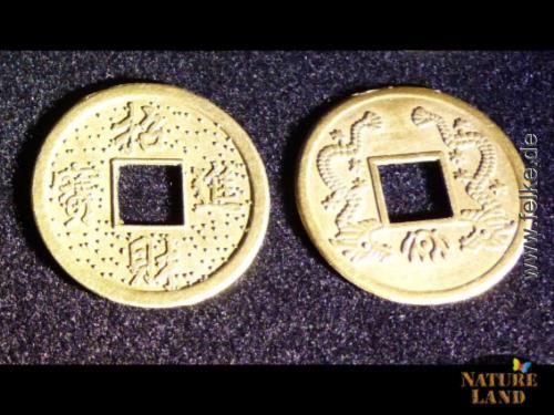 Chinesische Münzen Münze für gutes Glück Wohlstand Schutz Charme Quaste MLH