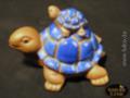 Schildkröte mit Kind - 'Feng Shui' Keramik