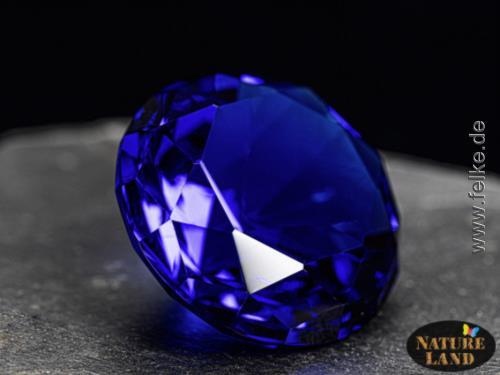 Kristall Diamanten 40 mm, blau