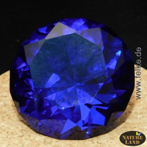 Kristall Diamanten 40 mm, blau