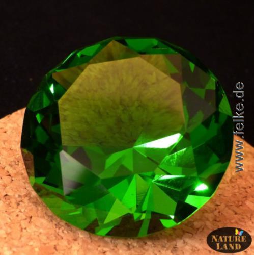 Kristall Diamanten 40 mm, grün