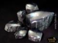 Turmalin Kristalle (Schörl) mit SpiegelKrönung; 250 g