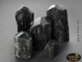 Turmalin Kristalle (Schörl) mit Pyramidenschliff; 250 g