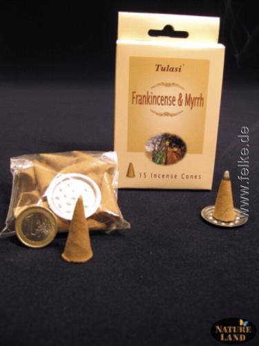 Frankincence & Myrrh / Weihrauch & Myrrhe - Räucherkegel