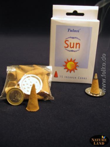 Sun / Sonne - Räucherkegel